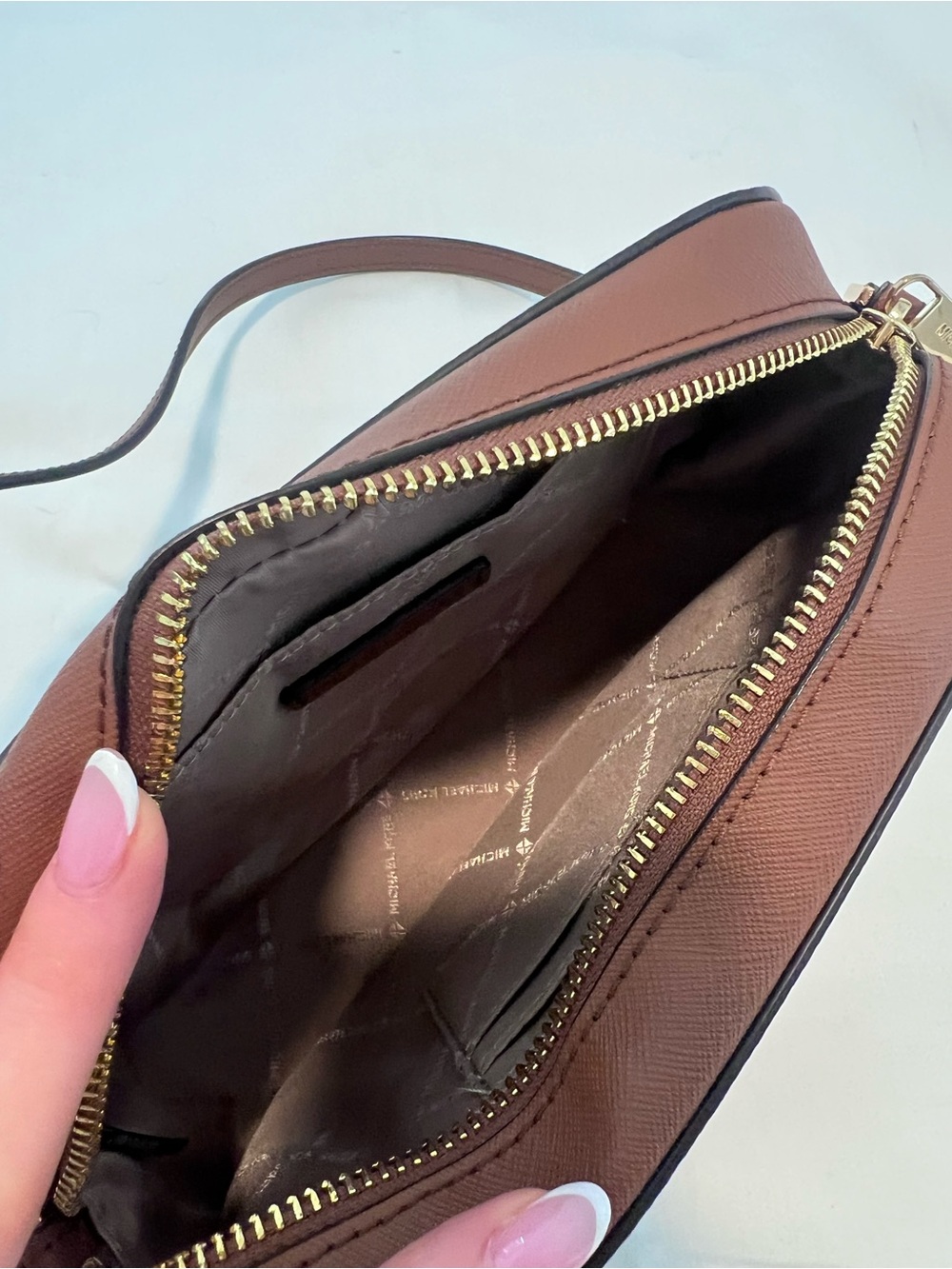 Michael Kors Black Logo Crossbody Bag - Picture 9 of 11